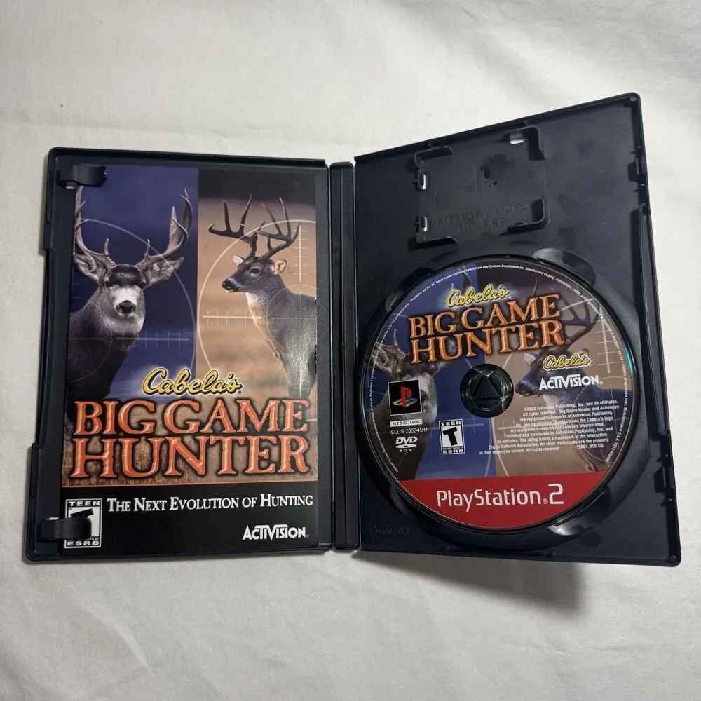 Cabela's Big Game Hunter 2002 - Sony PlayStation 2 - PS2